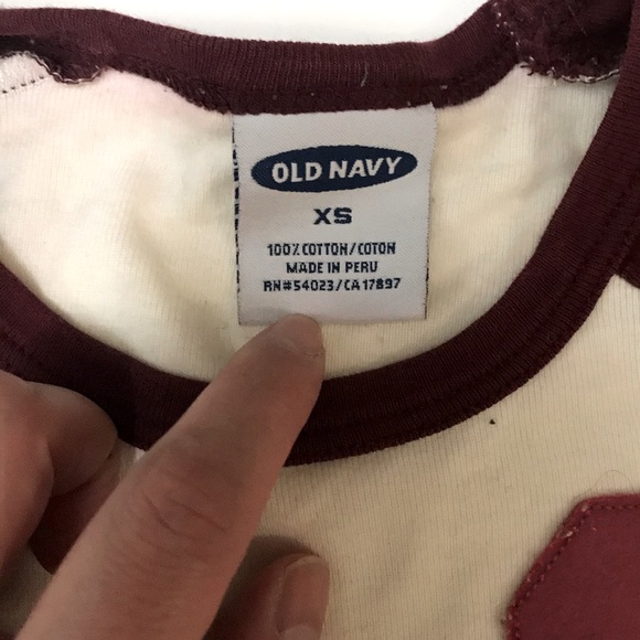 Old Navy baseball shirt - Picture 3 of 3